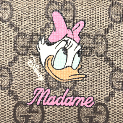 Gucci X DISNEY GG Supreme Monogram Daisy Duck Pencil Case Pink 8 of 10
