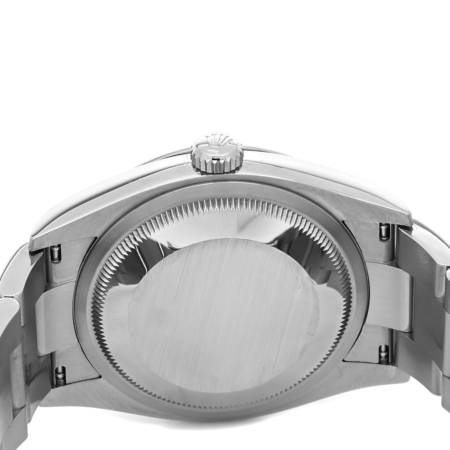 Rolex Stainless Steel 36mm Oyster Perpetual Watch Bright Blue 126000 4 of 4