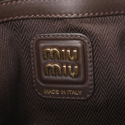 Miu Miu Camoscio Ivy Tote Moro 6 of 9