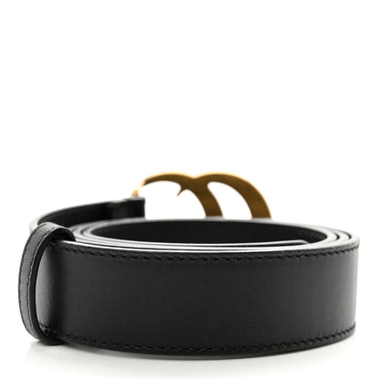 Gucci Calfskin Double G 30mm Belt 85 34 Black 2 of 5