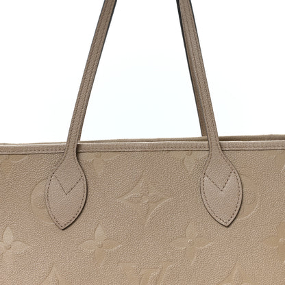 Louis Vuitton Empreinte Monogram Giant Neverfull MM Tourterelle 7 of 11