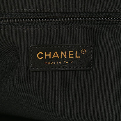 Chanel Aged Calfskin Small Charms Deauville Tote Black 6 of 11