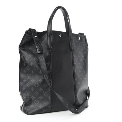 Louis Vuitton Taiga Monogram Eclipse Outdoor Tote Black 3 of 10