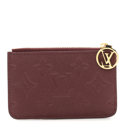 Louis Vuitton Empreinte Monogram Zipped Romy Card Holder Flamme 1 of 7