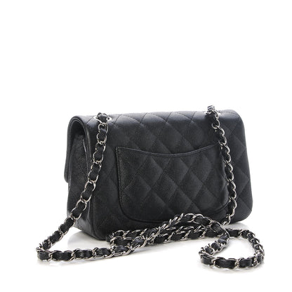Chanel Iridescent Caviar Quilted Mini Rectangular Flap Black 3 of 8