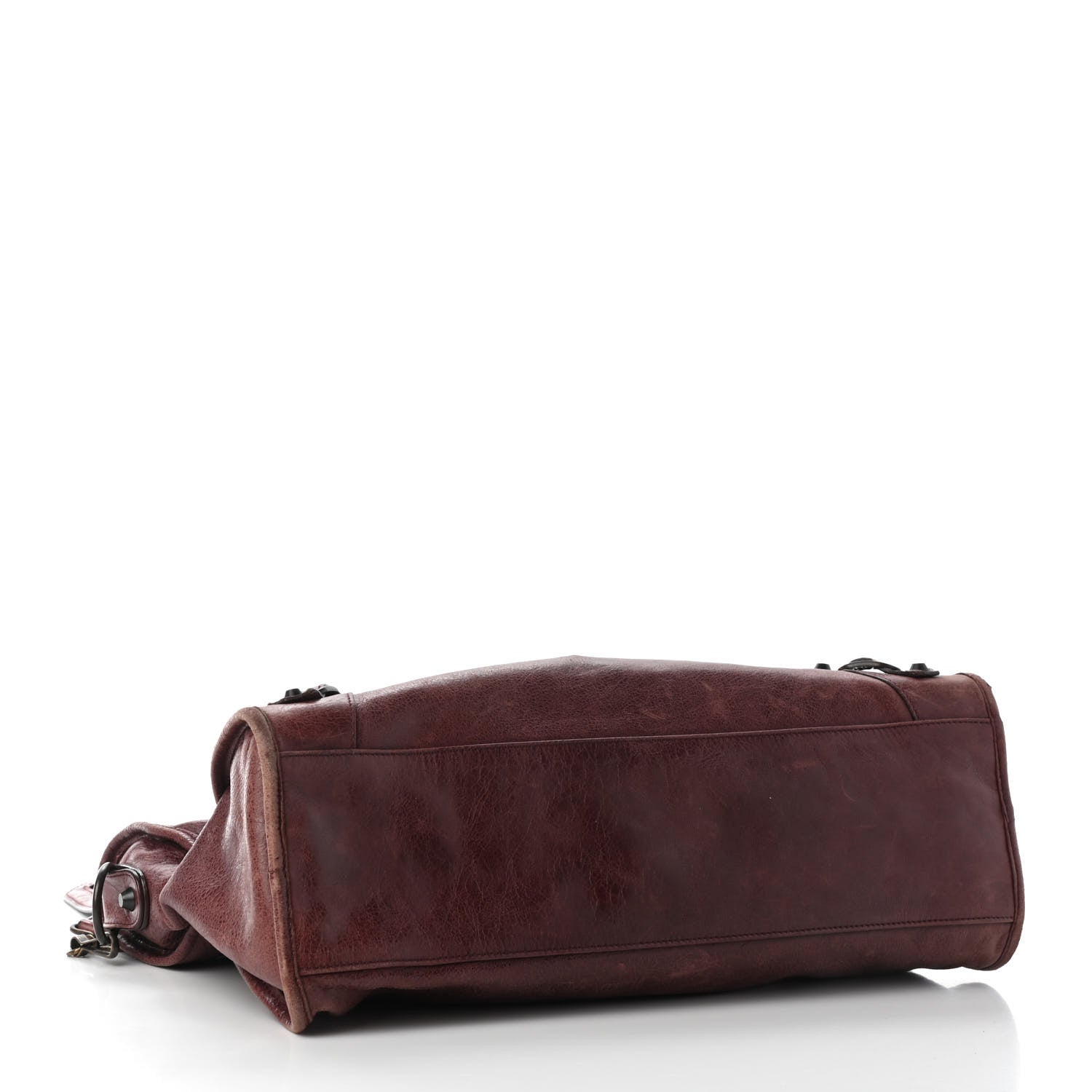 Balenciaga Agneau Classic Hardware City Dark Wine 3 of 7