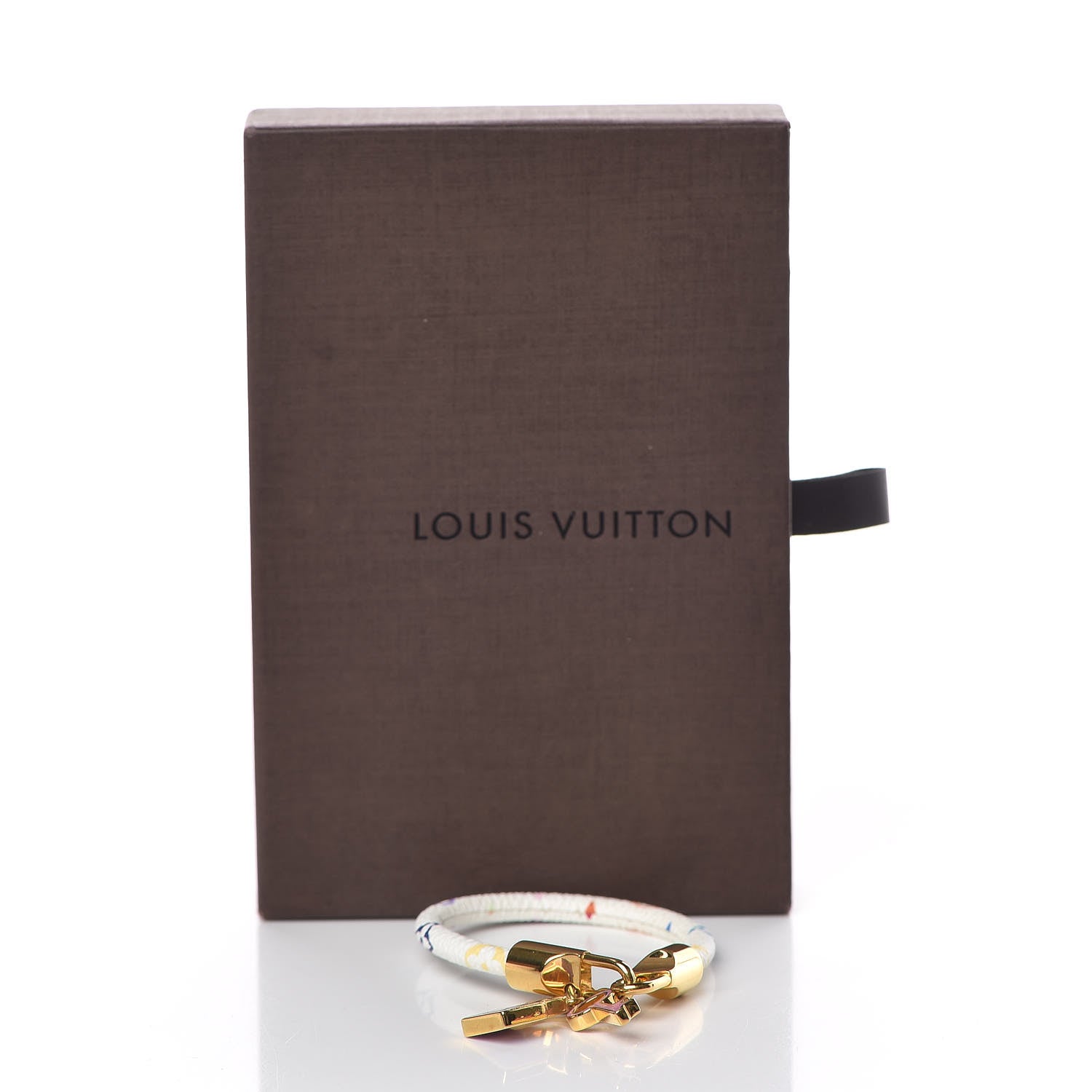 Louis Vuitton Monogram Multicolor Luck It Bracelet 17 White 6 of 6