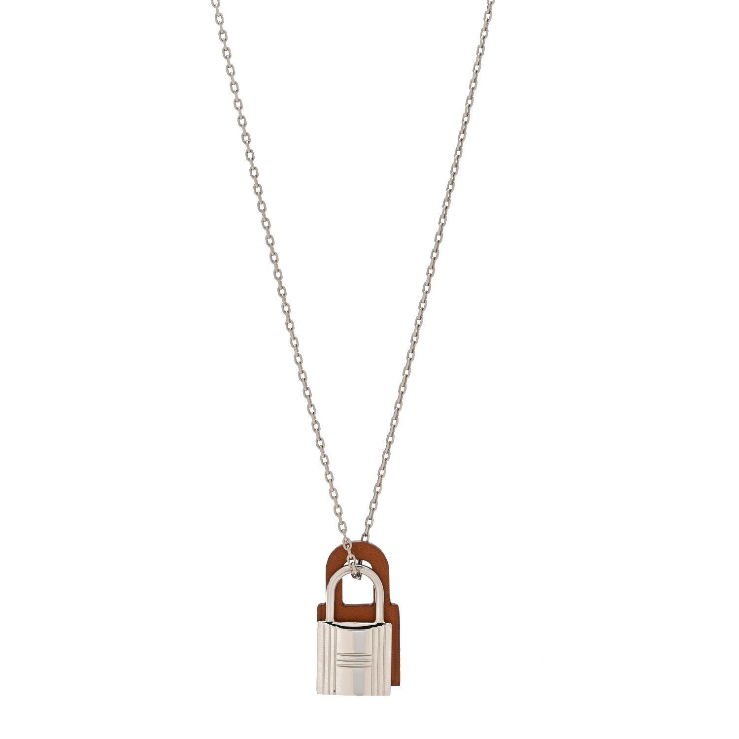 Hermes Swift O'Kelly Pendant Necklace Gold 1 of 6