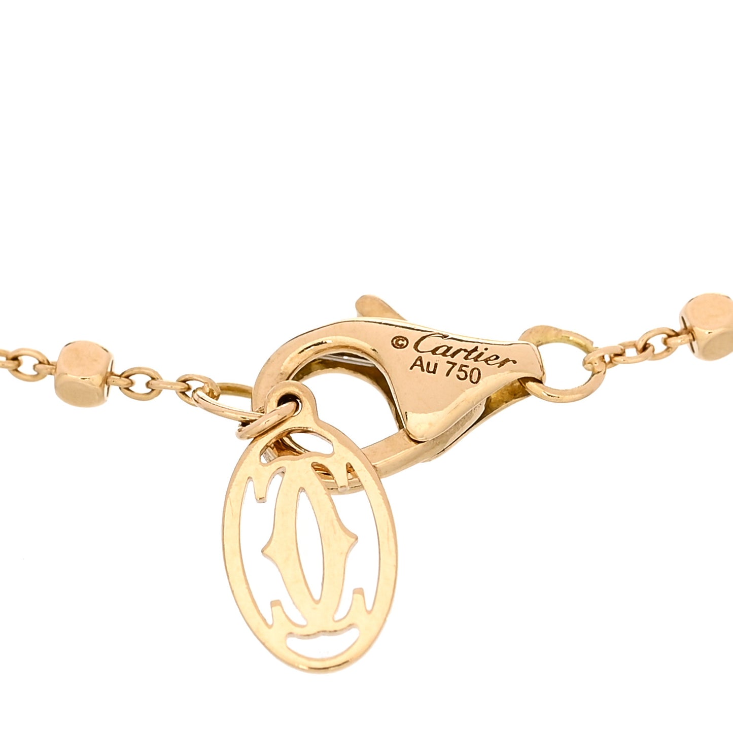 18K Yellow Gold Diamond Tsavorite Black Lacquer Panthere De Cartier Chain Bracelet