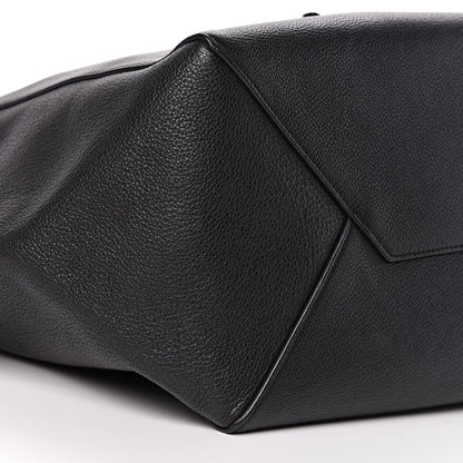 Celine Soft Grained Calfskin Medium Belt Cabas Phantom Black 8 of 10