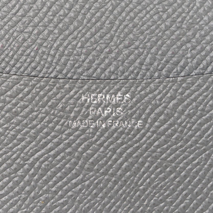 Hermes Epsom Tri-Color Vision II Agenda Cover Gris Mouette Rose Jaipur Rouge Casaque 6 of 7