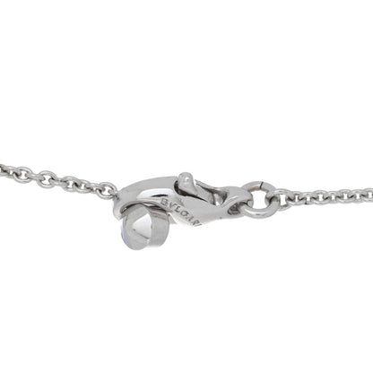 Bulgari 18K White Gold Diamond Pearl Lucea Necklace 4 of 4