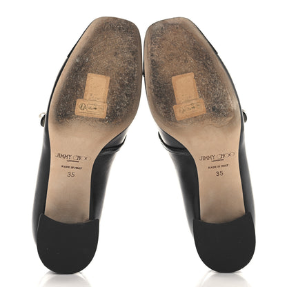 Jimmy Choo Nappa Patent Elisa 45 Mary Jane Flats 35 Black 6 of 9