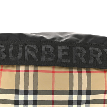 Burberry Nylon Vintage Check Sonny Bum Bag Archive Beige Black 7 of 9