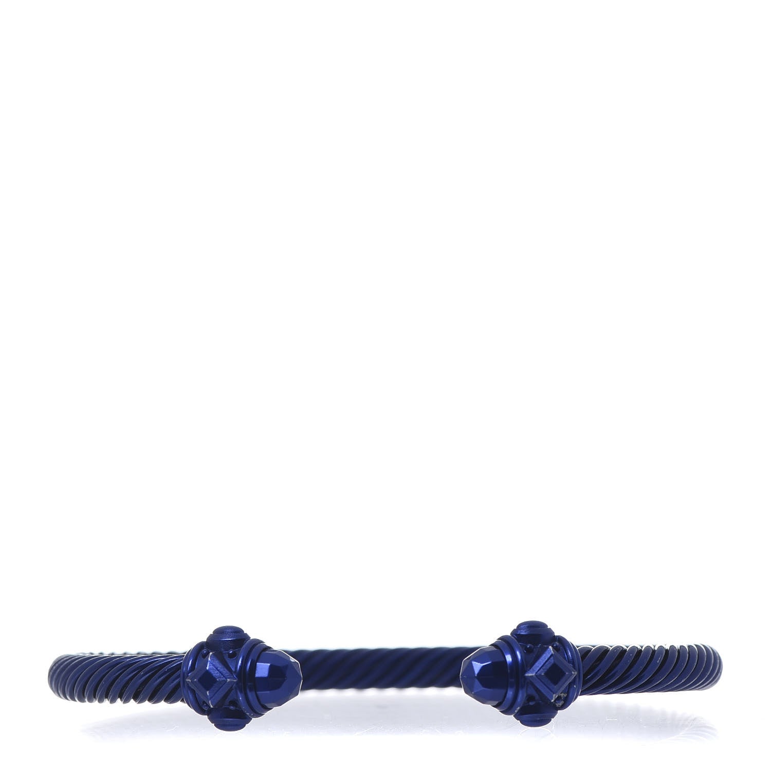 David Yurman Aluminum 5mm Renaissance Bracelet Blue 1 of 6