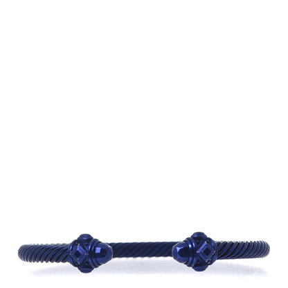 David Yurman Aluminum 5mm Renaissance Bracelet Blue 1 of 6