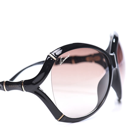 Gucci Oversized Oval Bamboo Sunglasses 3509/S Black 7 of 8