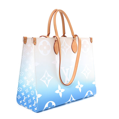 Louis Vuitton Monogram Giant By The Pool Onthego GM Blue 2 of 10