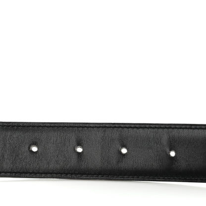 Hermes Box 32mm Belt Strap 68 Black Vert Clair 4 of 9