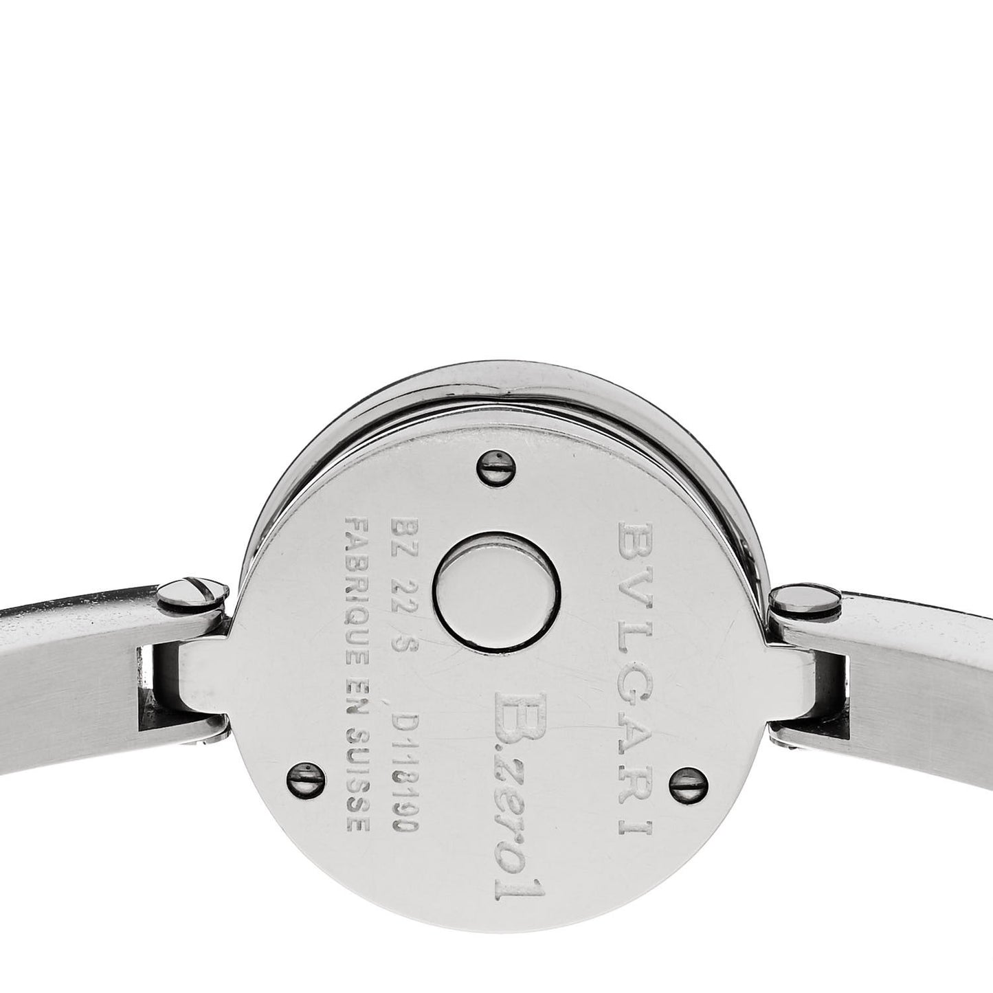 Stainless Steel 22mm B.Zero1 Quartz Watch Black