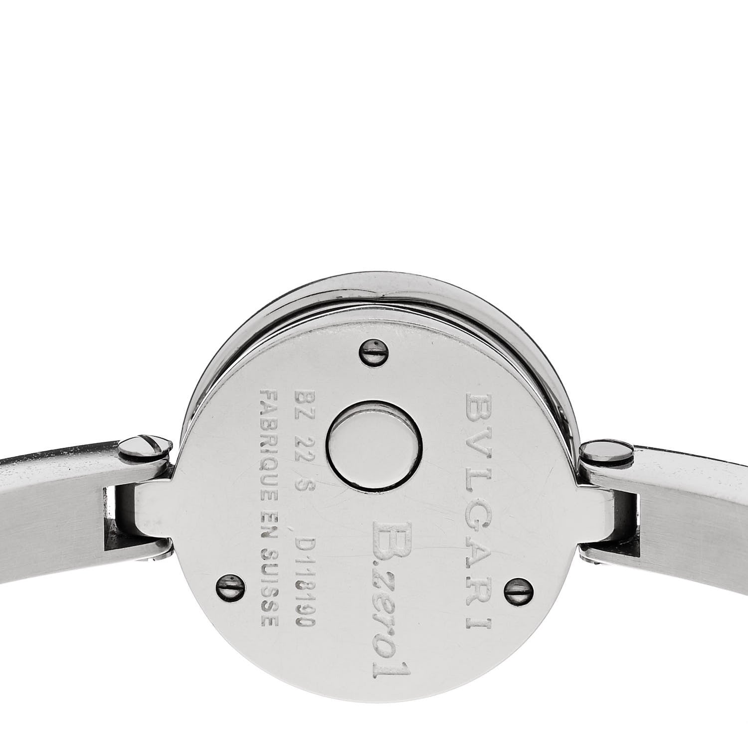Bulgari Stainless Steel 22mm B.Zero1 Quartz Watch Black 4 of 4
