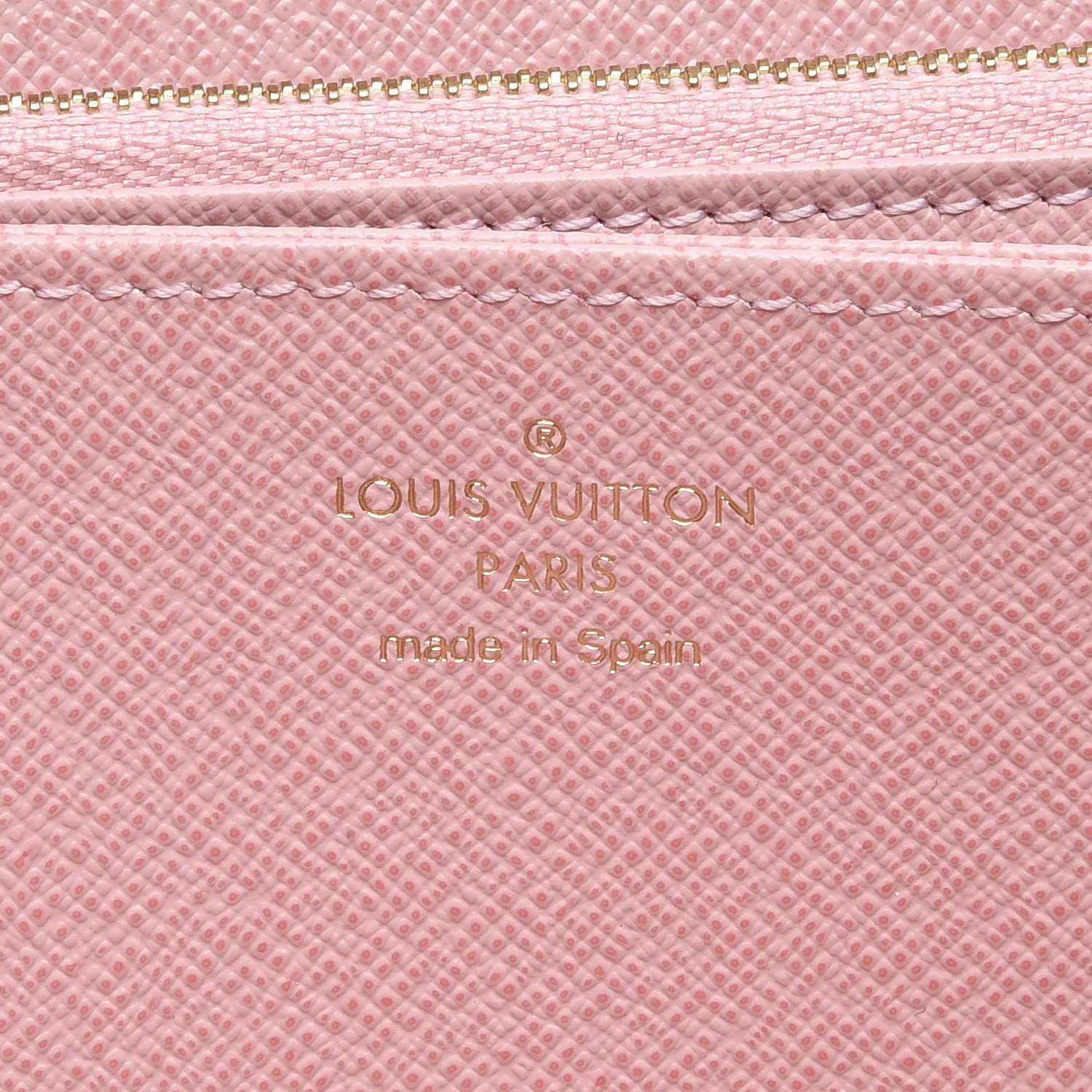 Louis Vuitton Monogram Pompon Zippy Wallet Rose Ballerine 7 of 9