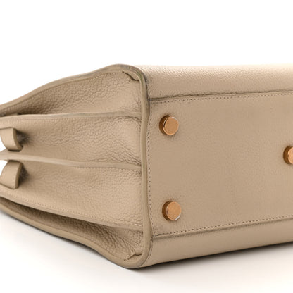 Saint Laurent Grained Calfskin Baby Sac De Jour Souple Sea Salt 10 of 14
