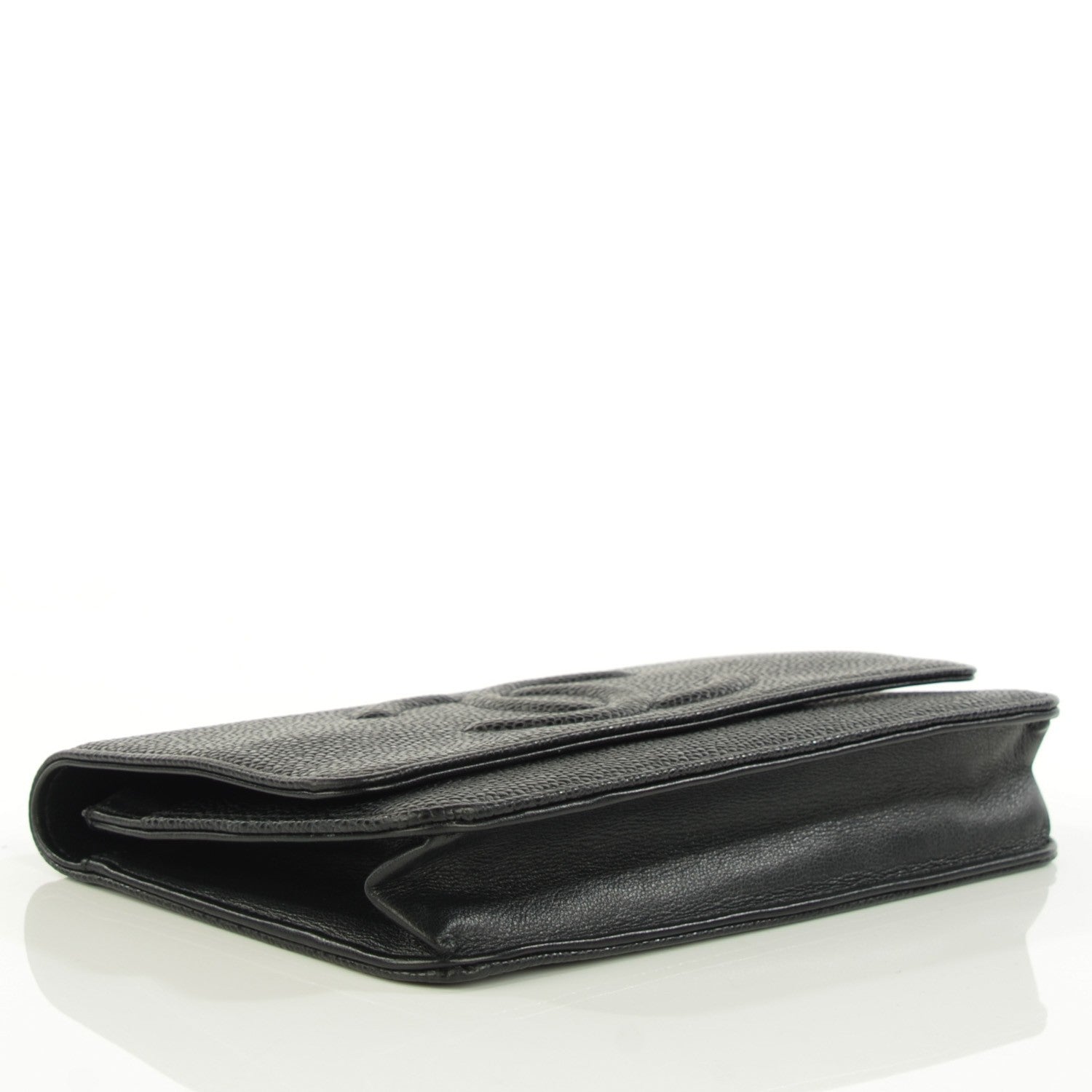 Chanel Caviar Timeless CC Wallet on Chain WOC Black 4 of 9