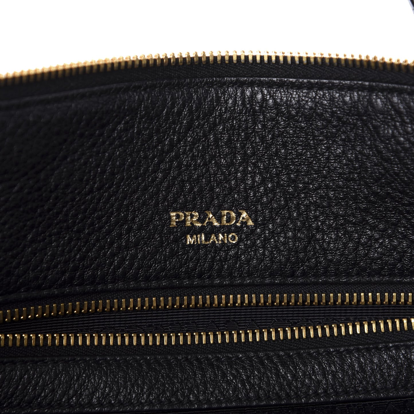 Vitello Daino Tote Black