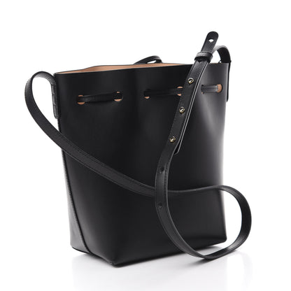 Mansur Gavriel Calfskin Mini Bucket Bag Black Ballerina 3 of 10