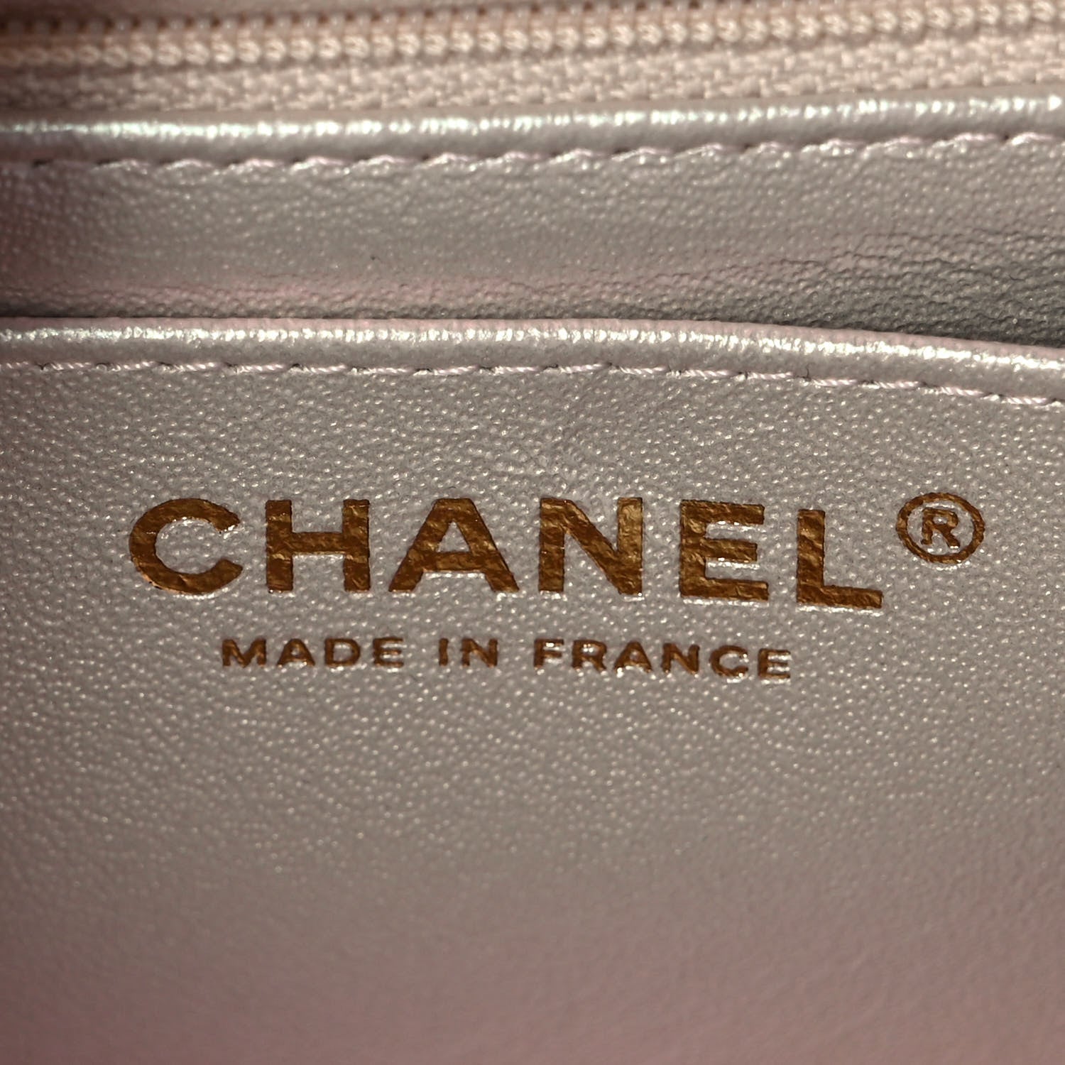 Chanel Iridescent Lambskin Quilted Mini Rectangular Flap Ivory 6 of 12