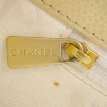 Chanel Caviar Shoulder Bag Beige 13 of 13