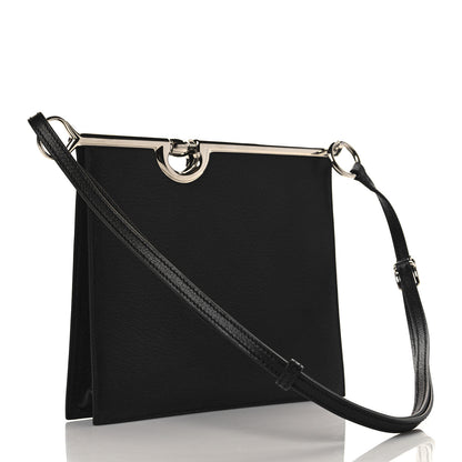 Hermes Chevre Chamkila Mors De Bride Bag Black 2 of 9