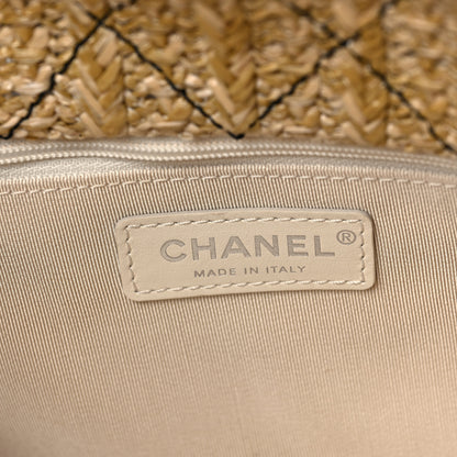Chanel Calfskin PVC Quilted Chanel 31 Bag Black 6 of 9