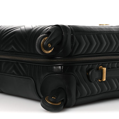 Gucci Calfskin Matelasse GG Marmont Small Trolley Black 9 of 10