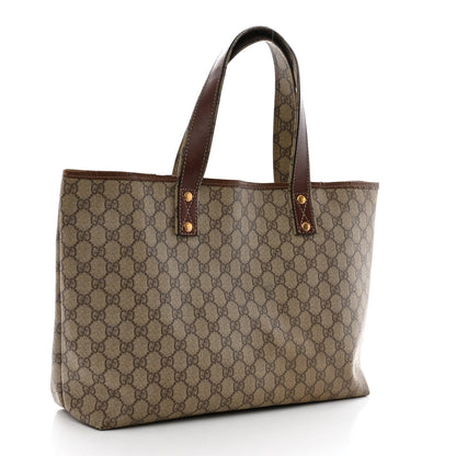 Gucci GG Plus Monogram Medium Signature Web Loop Tote Brown 3 of 12