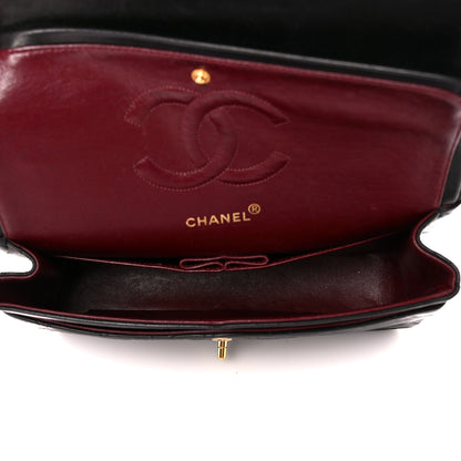 Chanel Lambskin Quilted Medium Double Flap Black 5 of 11