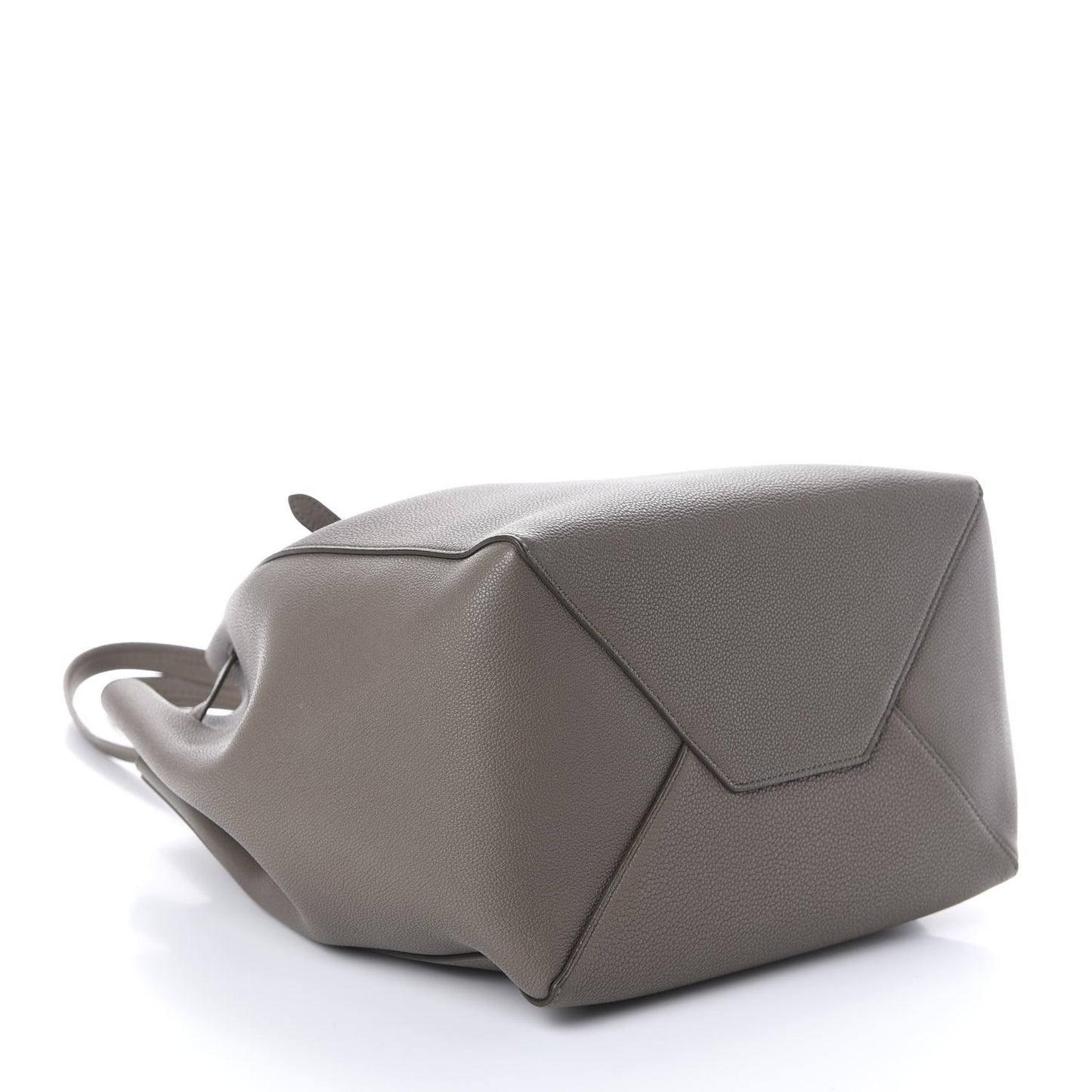 Soft Grained Calfskin Medium Belt Cabas Phantom Taupe