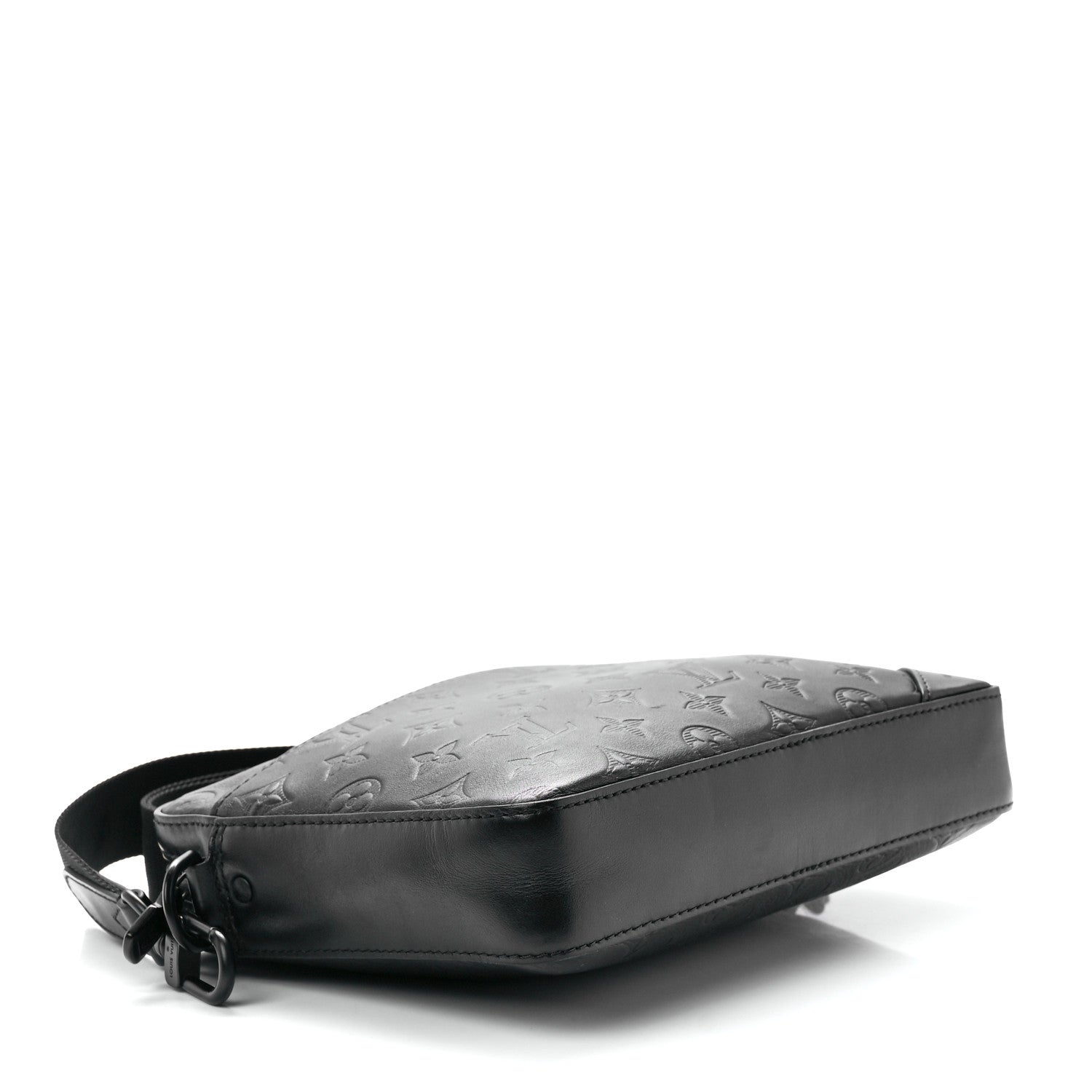 Louis Vuitton Calfskin Monogram Shadow Duo Messenger Black 3 of 10
