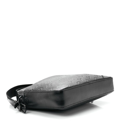 Louis Vuitton Calfskin Monogram Shadow Duo Messenger Black 3 of 10