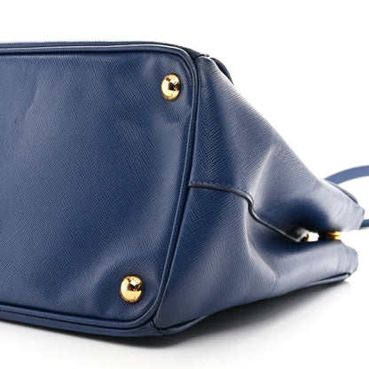 Prada Saffiano Lux Medium Galleria Double Zip Tote Bluette 10 of 14