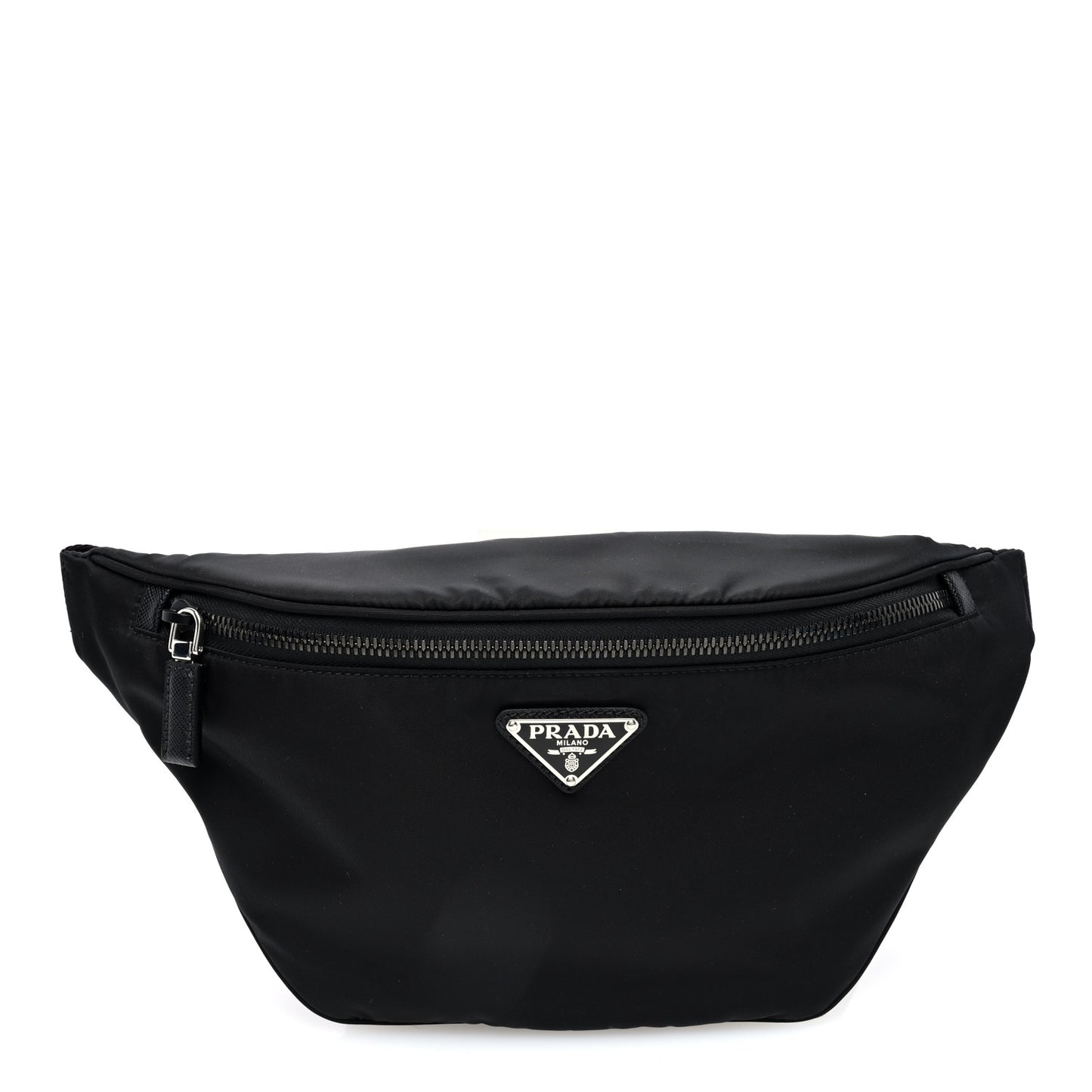 Tessuto Nylon Saffiano Belt Bag Black