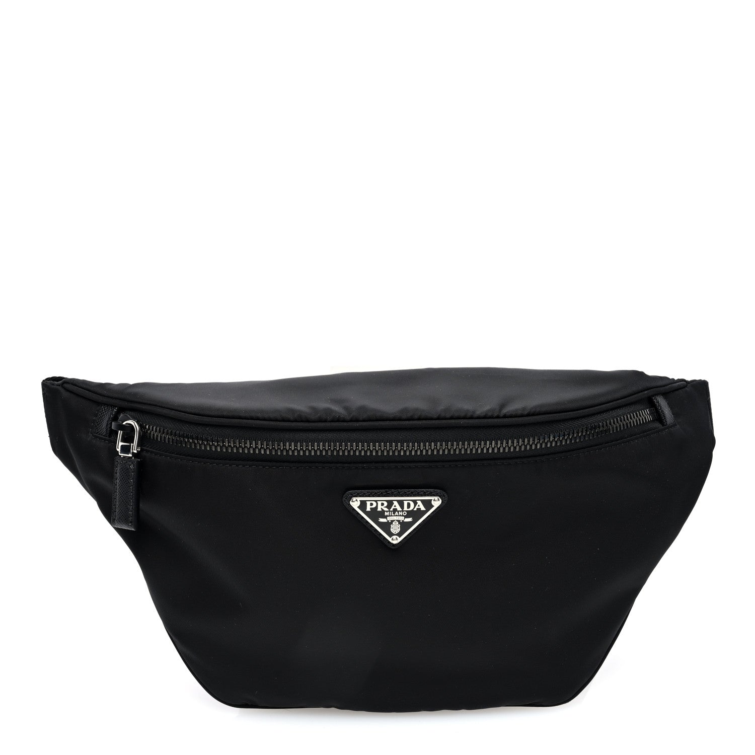 Prada Tessuto Nylon Saffiano Belt Bag Black 1 of 9