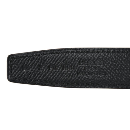 Hermes Swift Epsom 24mm Mini Martelee Constance Belt 80 Nata Black 5 of 6