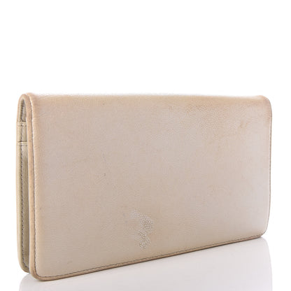 Chanel Caviar Sevruga Yen Wallet Beige 3 of 8