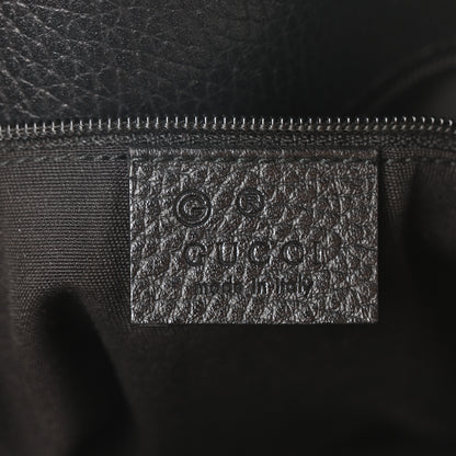 Gucci Calfskin Large Gifford Braided Handle Tote Black 6 of 10