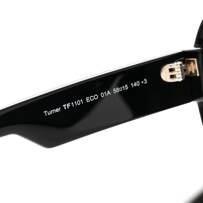 Tom Ford Acetate Turner Sunglasses TF1011 Black 5 of 8