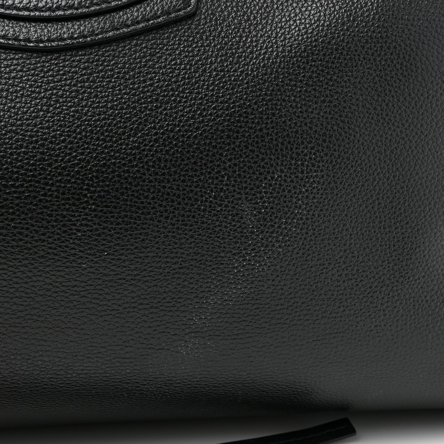 Grained Calfskin Neo Classic Black Hardware Large Top Handle Bag Black