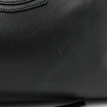 Balenciaga Grained Calfskin Neo Classic Black Hardware Large Top Handle Bag Black 13 of 21