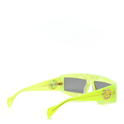 Gucci Shield Sunglasses GG0358S Fluorescent Yellow 4 of 8